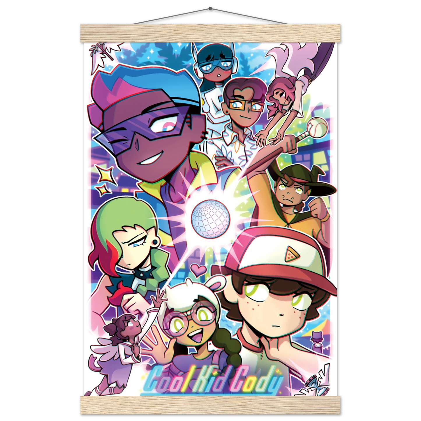 Cool Kid Cody Poster with Hanger