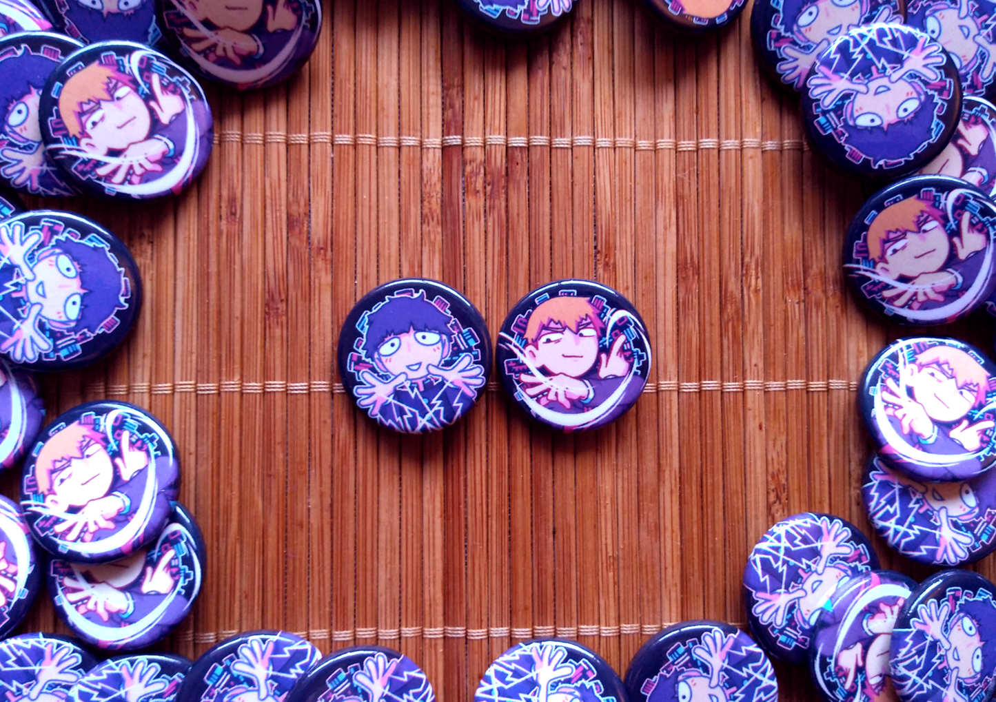 Mob Psycho Buttons!
