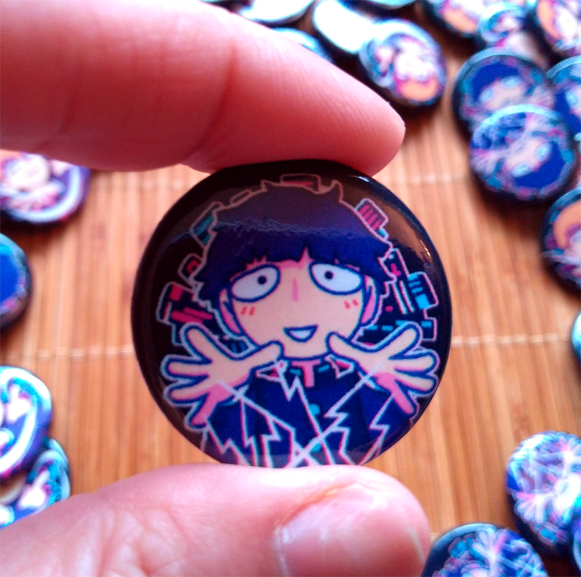 Mob Psycho Buttons!