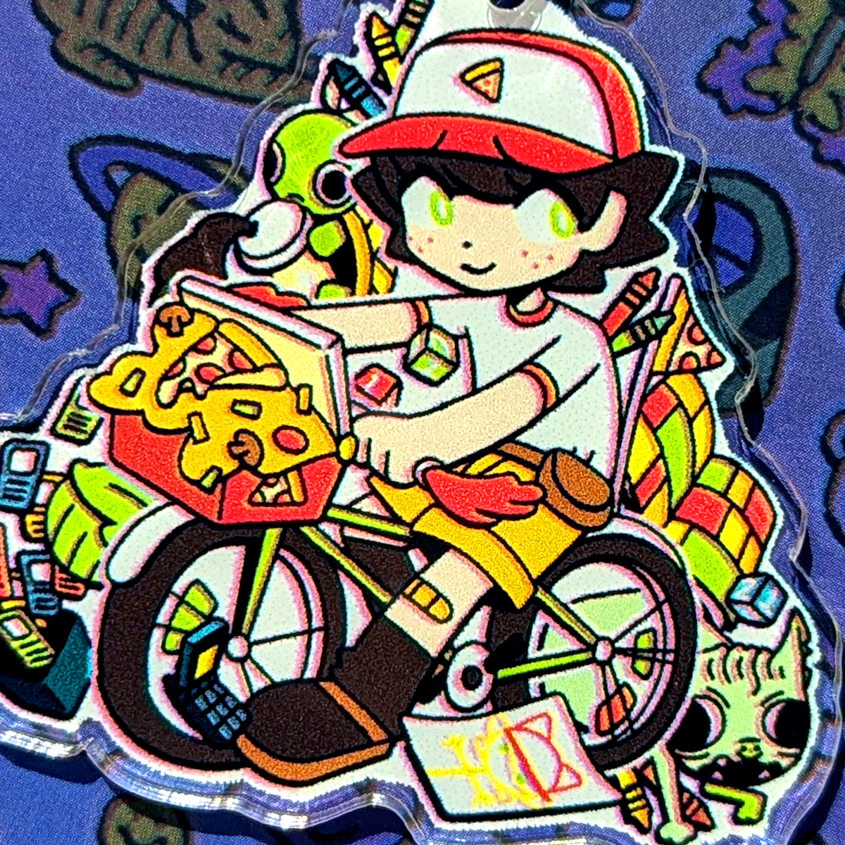 Pizza Boy Keychain!