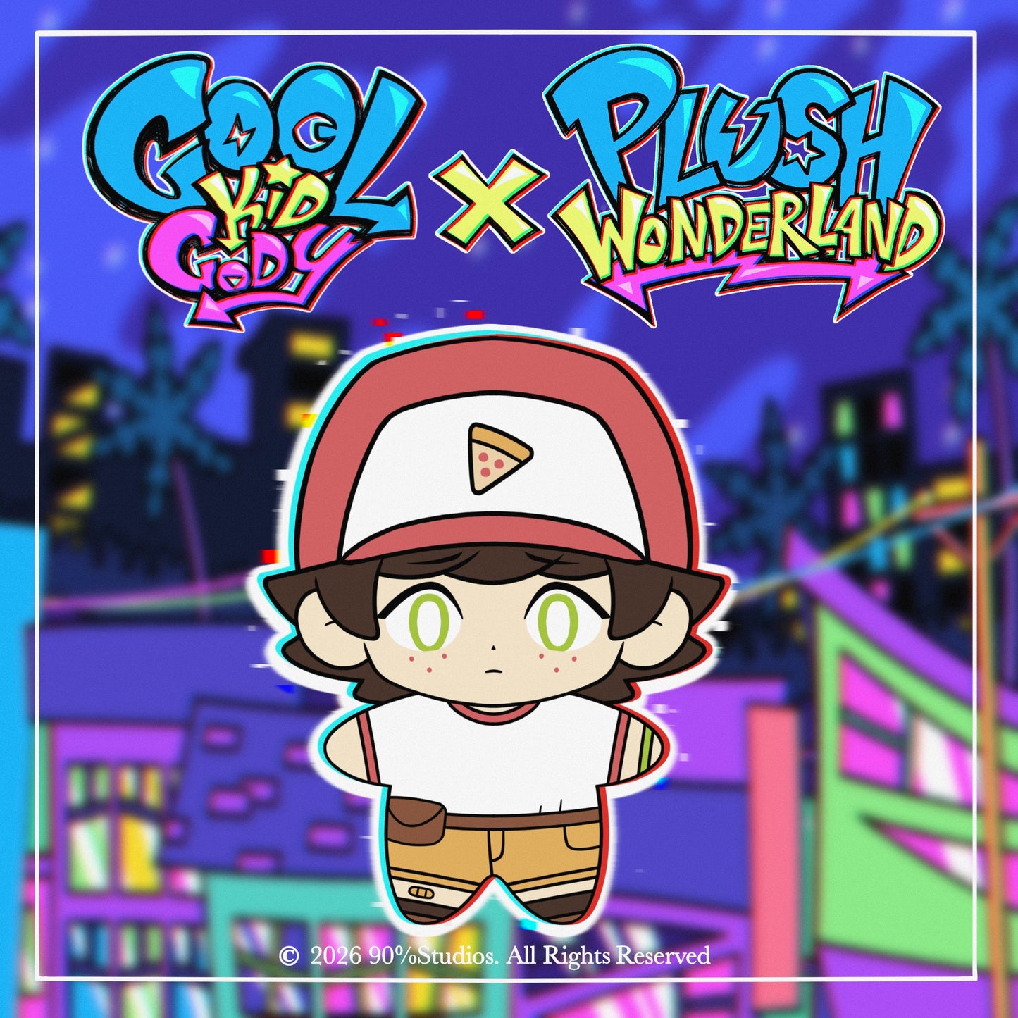 【PRESALE】PLUSH WONDERLAND Cool Kid Cody 10cm Plushie Cotton Doll