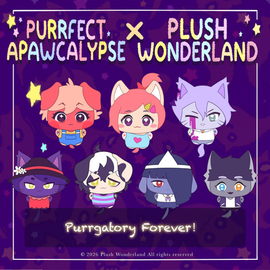 【PRESALE】PLUSH WONDERLAND Purrfect Apawcalypse 10cm Plushie Cotton Doll