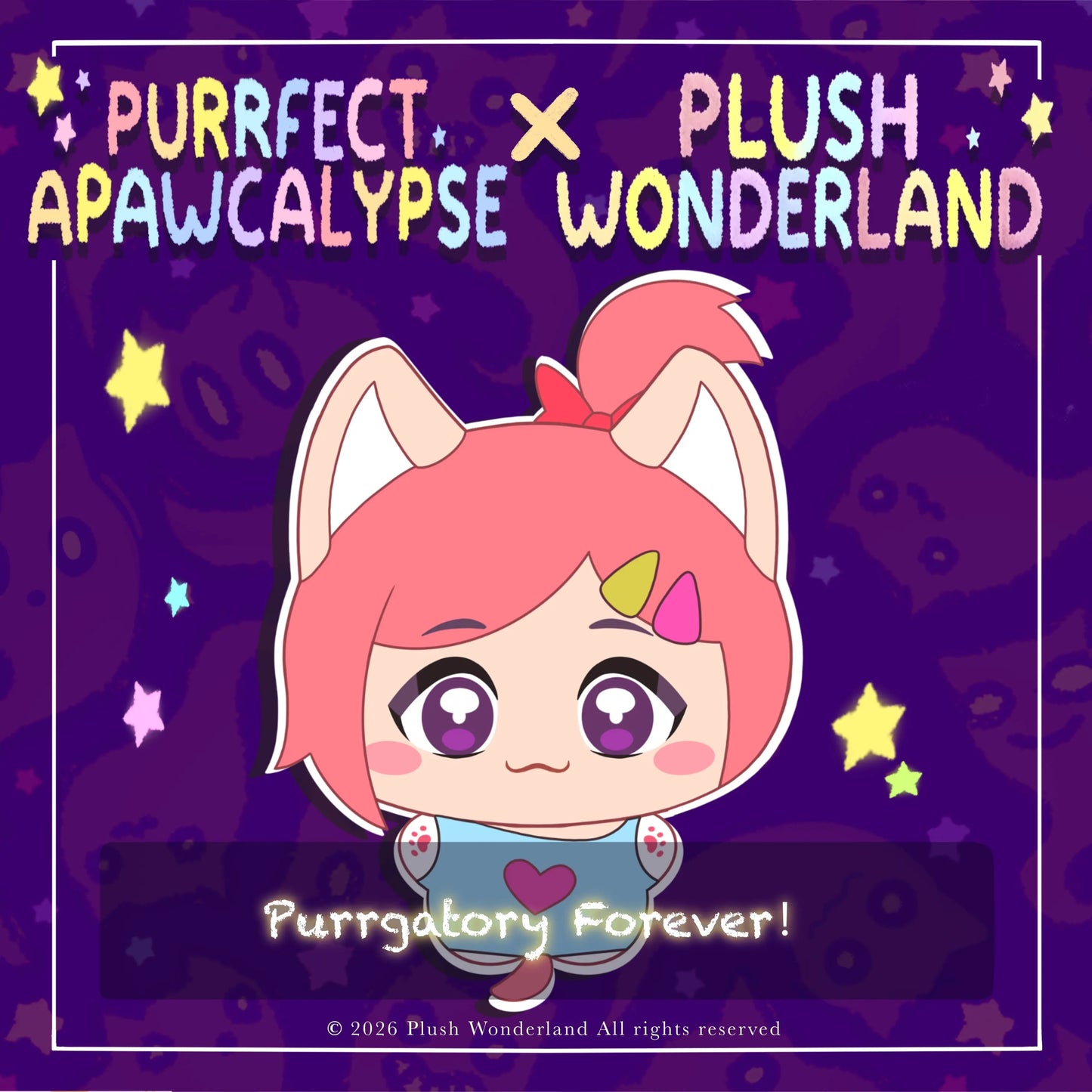 【PRESALE】PLUSH WONDERLAND Purrfect Apawcalypse 10cm Plushie Cotton Doll