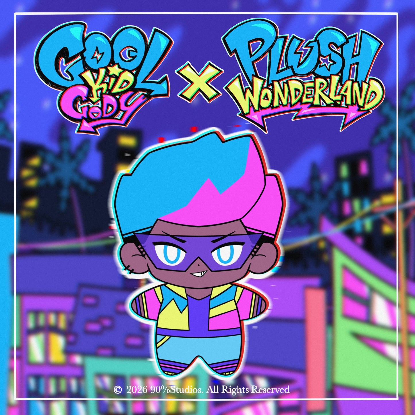 【PRESALE】PLUSH WONDERLAND Cool Kid Cody 10cm Plushie Cotton Doll