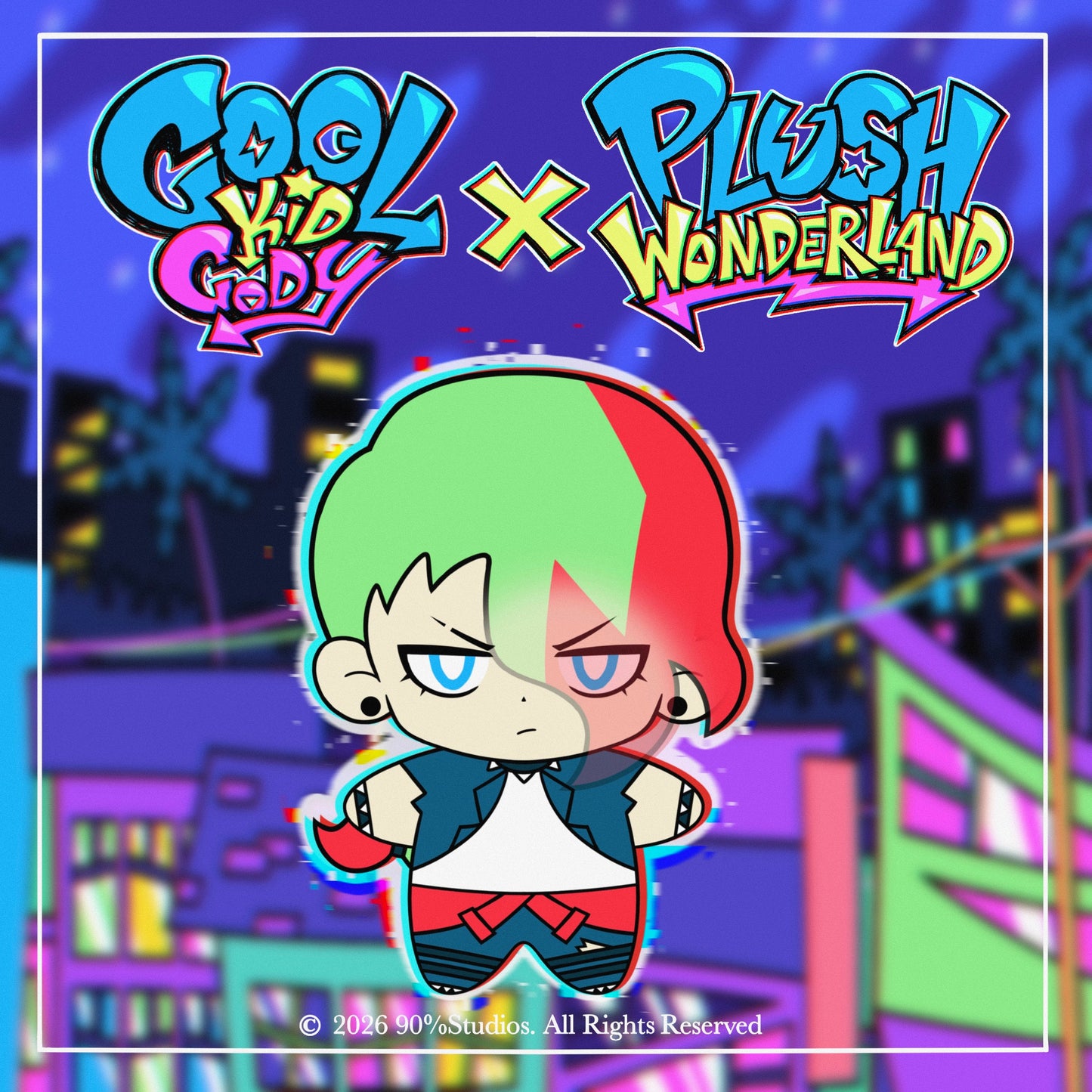 【PRESALE】PLUSH WONDERLAND Cool Kid Cody 10cm Plushie Cotton Doll